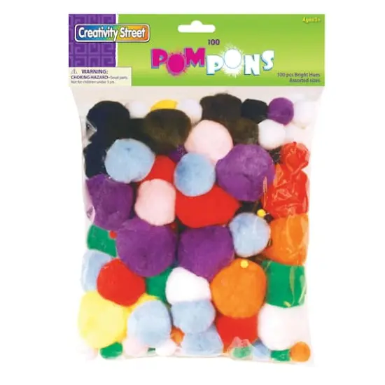Pacon&reg; Creativity Street&reg; Pom Poms Assortment, 3 Pack Bundle {1}