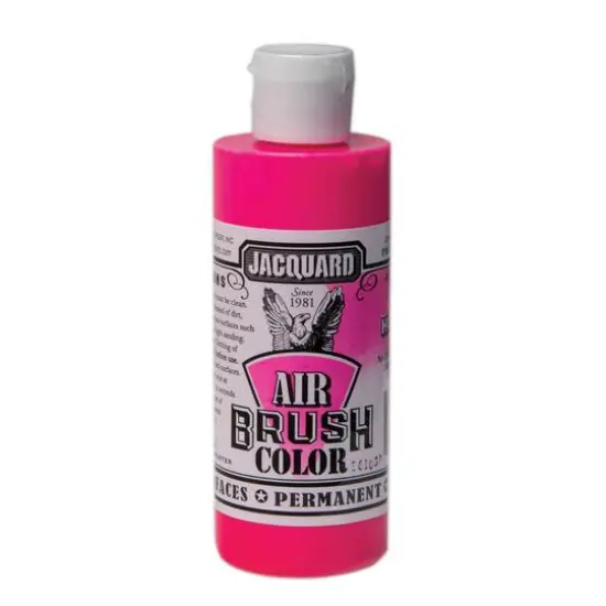 Jacquard Airbrush Color, 4oz. Fluorescent Hot Pink {1}
