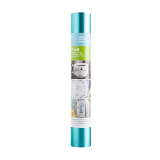 Cricut&reg; Matte Adhesive Foil Teal {1}