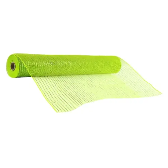 21" x 30ft. Mesh Ribbon by Celebrate It&reg; Occasions&trade; Lime Green {1}