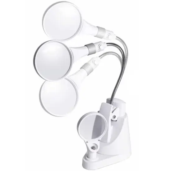 OttLite&reg; LED Clip & Freestanding Magnifier Lamp {3}