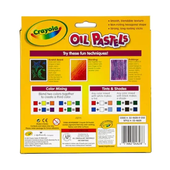 Crayola&reg; Colored Oil Pastels Set, 28ct. {4}