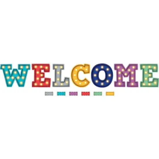 Carson-Dellosa&trade; Marquee Welcome Bulletin Board Display {1}