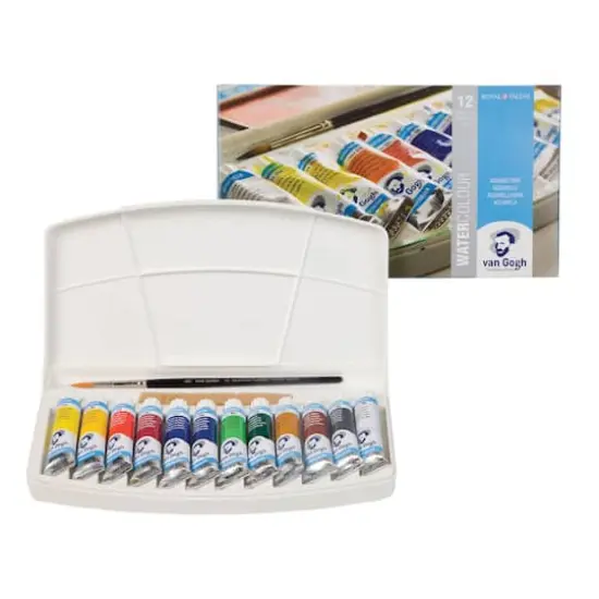Royal Talens Van Gogh WATERCOLOUR 12 Color Tube Set {3}