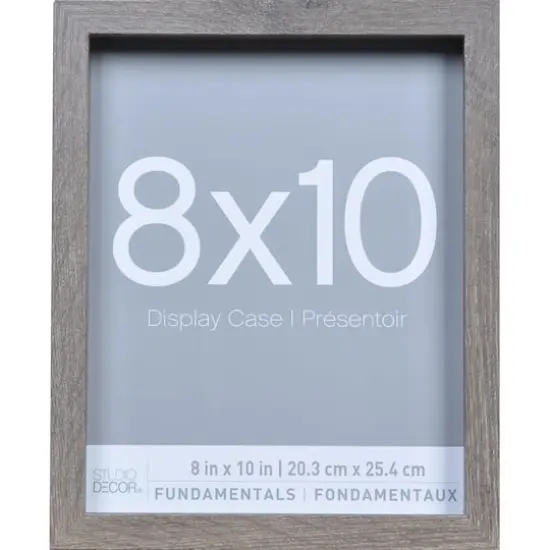 3 Pack Fundamentals 8" x 10" Gray Shadow Boxes by Studio D&eacute;cor&reg; {5}