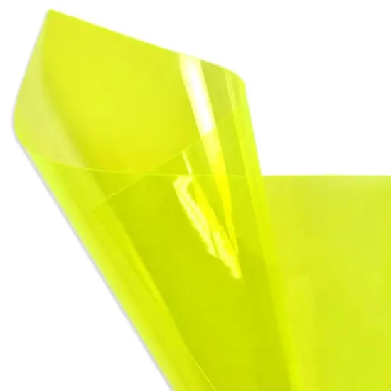 Yellow Green Fluorescent Vinyl {1}
