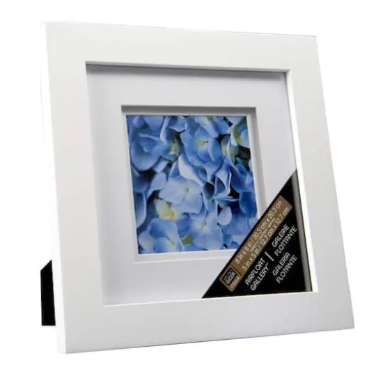 Gallery White Frame with Double Mat by Studio D&eacute;cor&reg; {1}