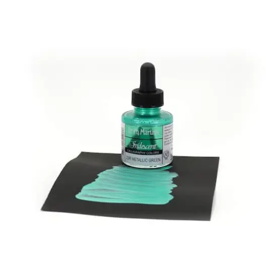 Dr. Ph. Martin's&reg; Iridescent Calligraphy Color Ink 23R Metallic Green {4}