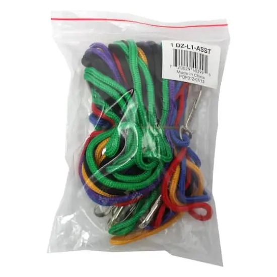 Lanyards in Assorted Colors, 3 Bundle Packs {3}