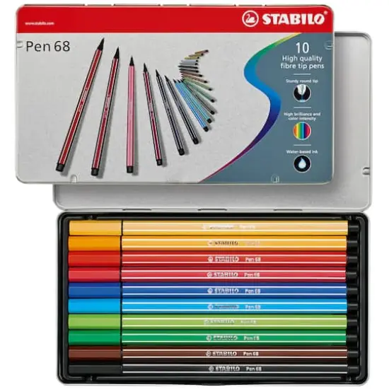 Stabilo&reg; Pen 68 Metal Tin Set {1}