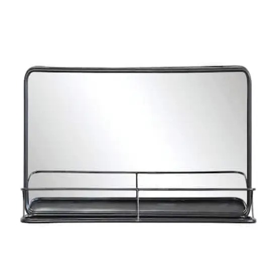 Hello Honey&reg; 16" Framed Mirror with Shelf {1}