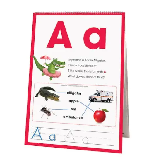 Alphabet Animal Friends Learning Flip Chart {5}