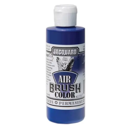 Jacquard Airbrush Color, 4oz. Transparent Blue {1}