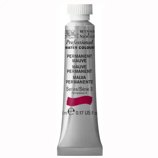 Winsor & Newton&reg; Professional Water Colour&trade; Paint, 5mL Permanent Mauve {1}