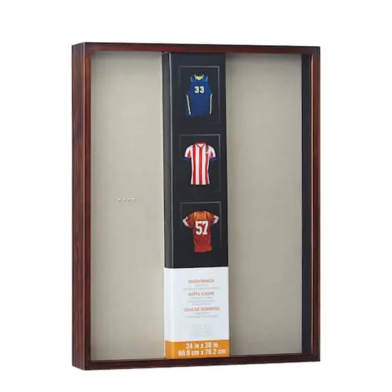 24" x 30"Shadow Box by Studio D&eacute;cor&reg; Walnut {1}
