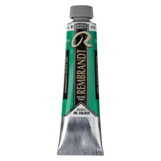 Rembrandt&reg; Artists' Oil Colour, 40mL Permanent Green Deep {1}