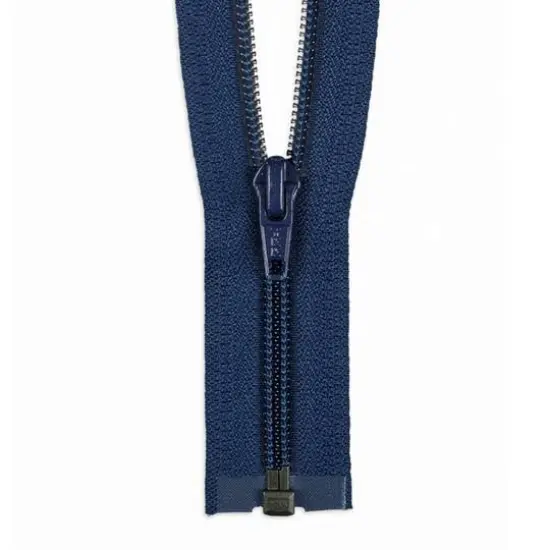 YKK 36" Crayon Blue #5 Nylon Coil Open End Zipper {1}