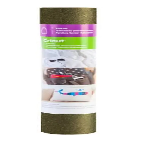 Cricut&reg; Iron-On Glitter Black Gold {1}