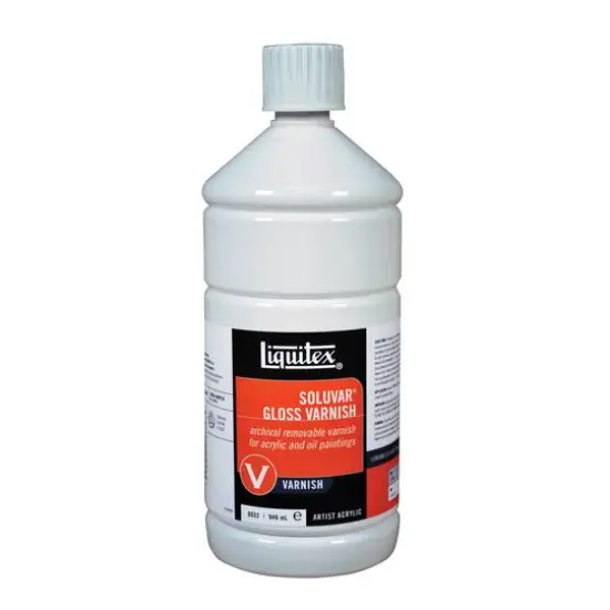 Liquitex&reg; Acrylic Mediums Soluvar&reg; Gloss Varnish {1}