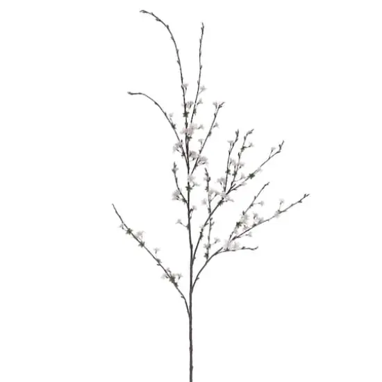 White Blush Cherry Blossom Stem {1}