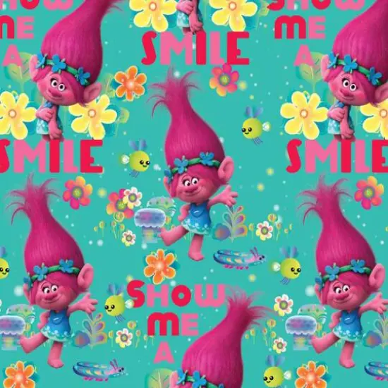 Trolls Poppy True Colors Are Beautiful Quilting Cotton Fabric {1}