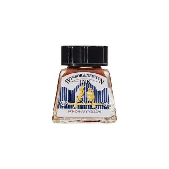 Winsor & Newton&reg; Drawing Ink, 14mL Canary Yellow {1}