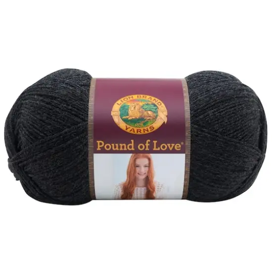 Lion Brand&reg; Pound of Love&reg; Yarn Charcoal {1}