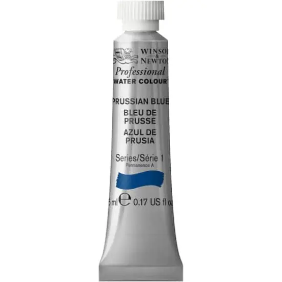 Winsor & Newton&reg; Professional Water Colour&trade; Paint, 5mL Prussian Blue {1}
