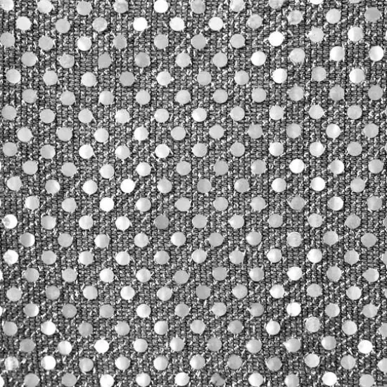 3mm Silver/Black Sequin {1}