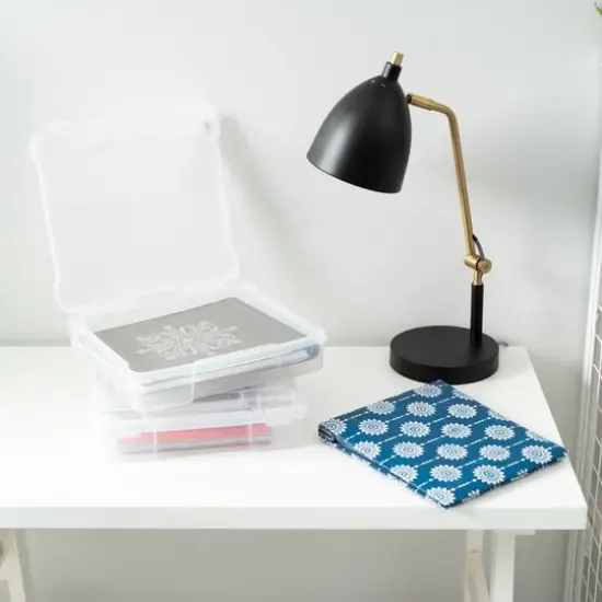 Iris&reg; Clear 8" x 8" Portable Project Case, 6 Pack {5}