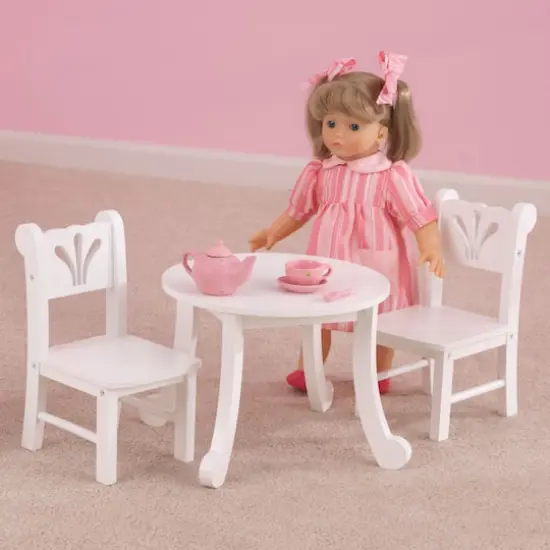 KidKraft Lil Doll Table & 2 Chair Set {3}