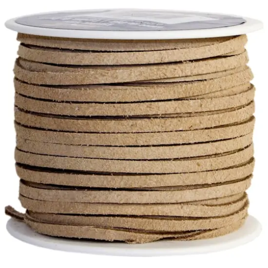 Suede Leather Lace by ArtMinds&trade; Beige {4}