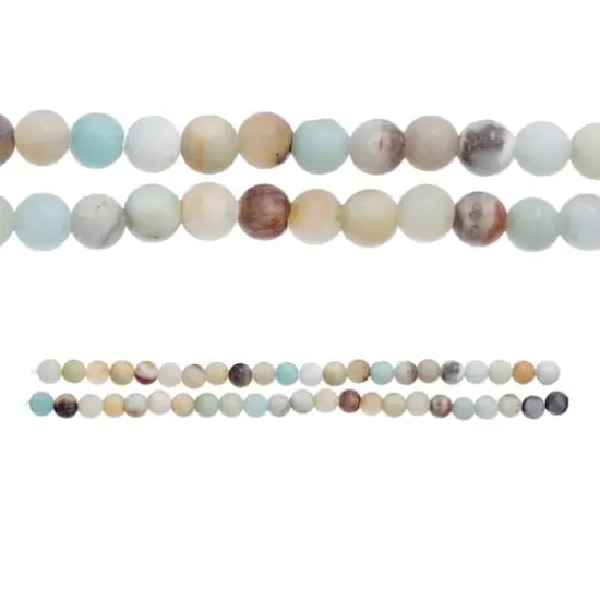 Matte Amazonite Round Beads, 6mm by Bead Landing&trade; {5}