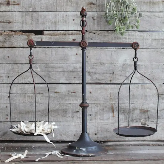 Hello Honey&reg; Decorative Metal Scale with Bird Finial {3}