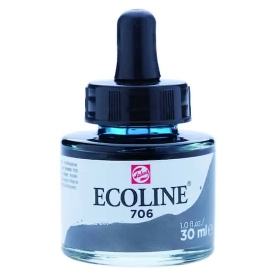 Ecoline&reg; Liquid Watercolour, 30ml Jar Deep Gray {1}