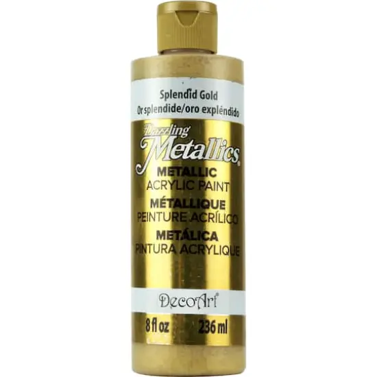 DecoArt&reg; Dazzling Metallics&reg; Acrylic Paint Splendid Gold {1}