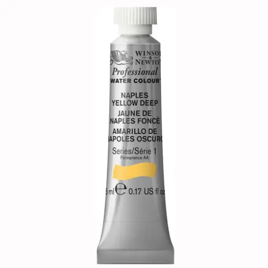 Winsor & Newton&reg; Professional Water Colour&trade; Paint, 5mL Naples Yellow Deep {1}
