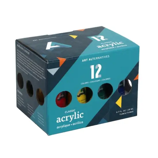 Art Alternatives Studio Acrylic, 12 Color Set {1}