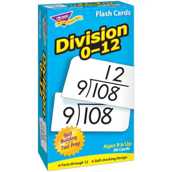 Trend Enterprises&reg; Division 0-12 Skill Drill Flash Cards {5}