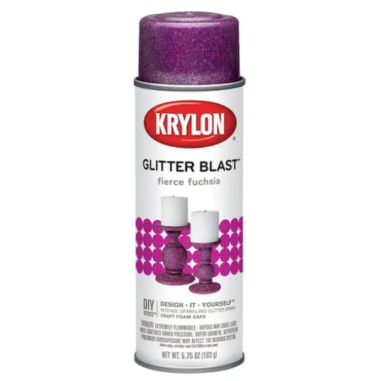 Krylon&reg; Glitter Blast&trade; Fierce Fuchsia {1}