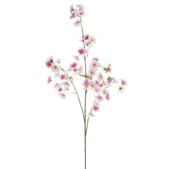 Pink Cream Cherry Blossom Stem {1}