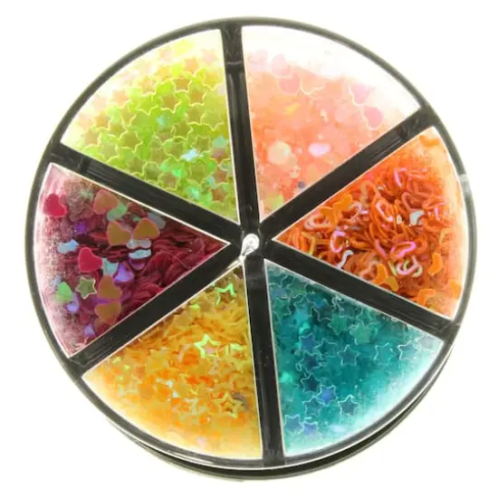 Signature Glitter Caddy, Iridescent Shapes By Recollections&trade; {4}