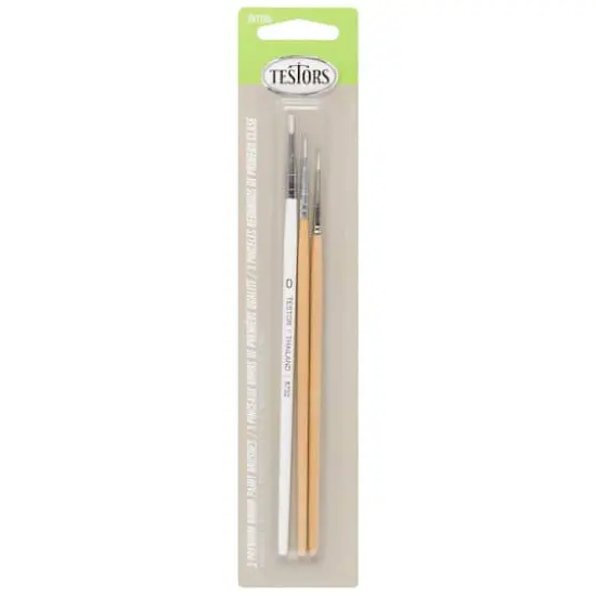 Testors&reg; Round 3 Piece Brush Set {1}