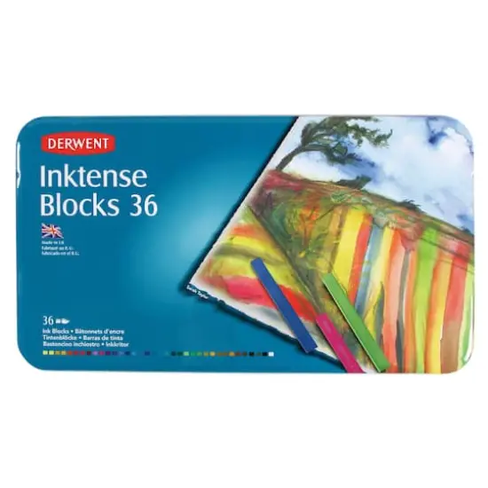 Derwent&reg; Inktense Block 36 Color Tin Set {3}