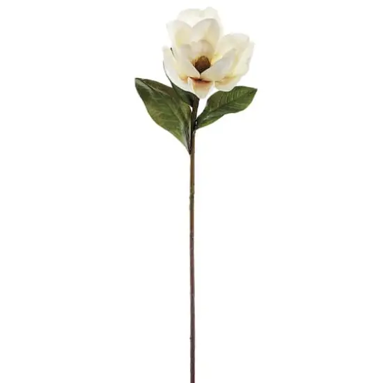 34" Magnolia Stem, White {1}