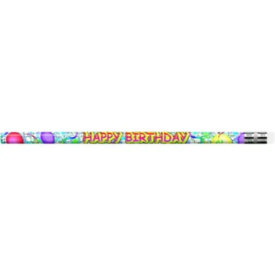 Happy Birthday Glitz Pencils, 12 Dozen {1}