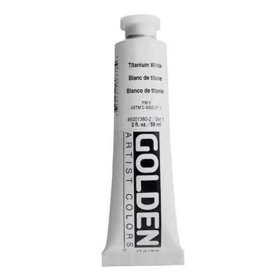 Golden&reg; 2oz. Heavy Body Acrylic Paint Titanium White {1}