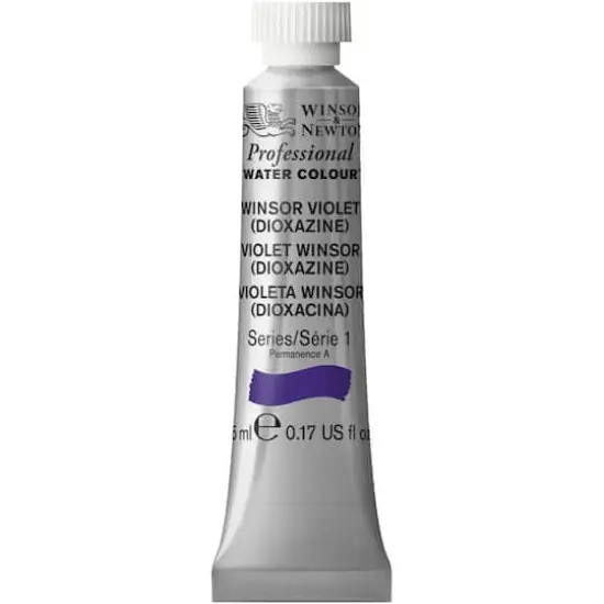 Winsor & Newton&reg; Professional Water Colour&trade; Paint, 5mL Winsor Violet (Dioxazine) {1}
