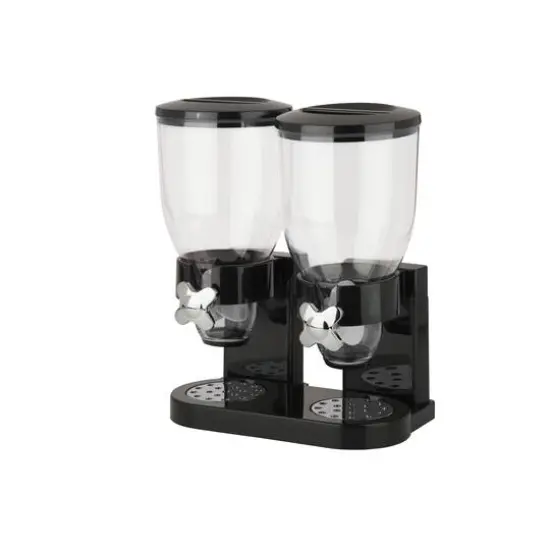 Honey Can Do The Original Indispensable&reg; Double Dispenser Black/Chrome {1}