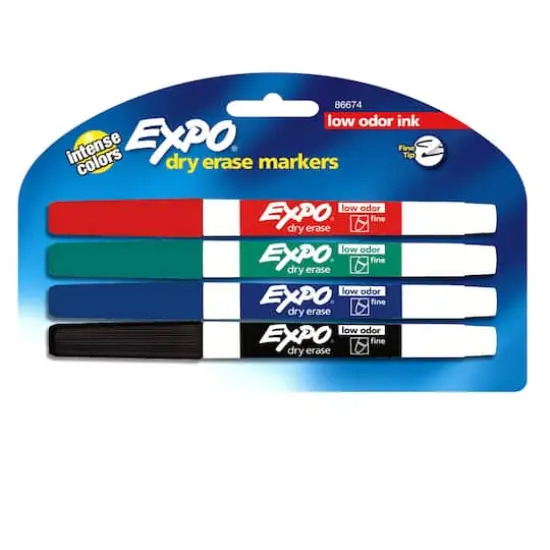 Expo&reg; Fine Tip Dry Erase Marker Set {1}
